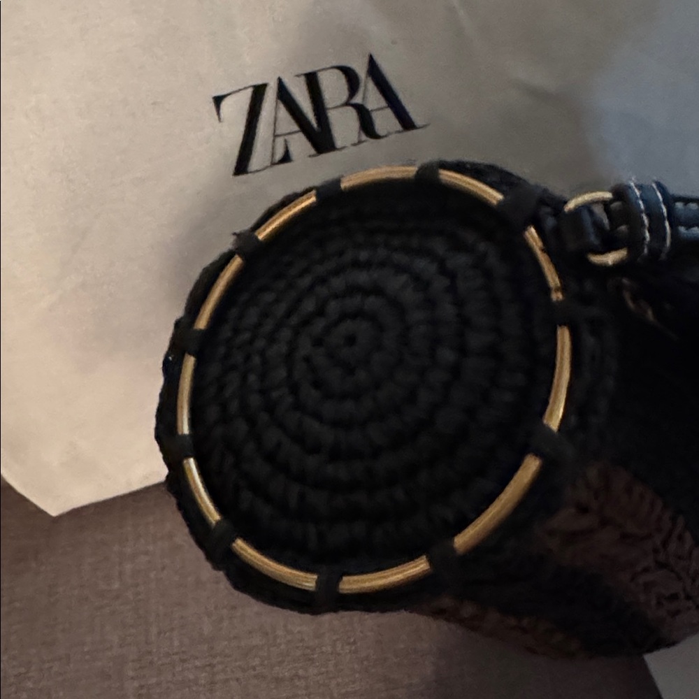 Zara Braided Shoulder Bag NWT - Picture 7 of 9